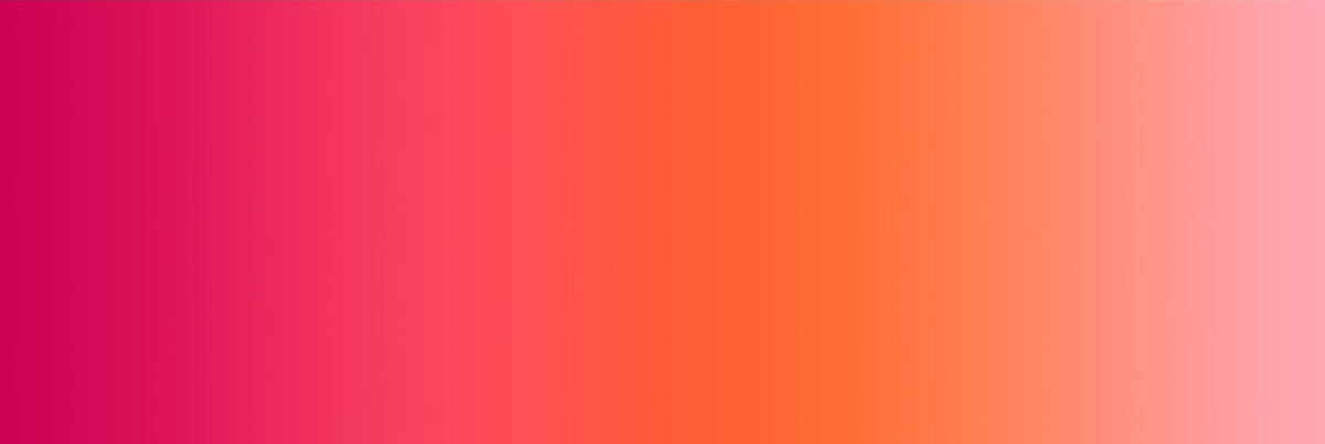 Seda Satinada Degradé Arcoíris — Naranja, Coral y Fucsia